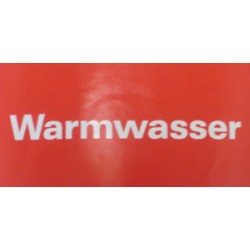 B1a Bezeichnungskleber "Warmwasser"_8347